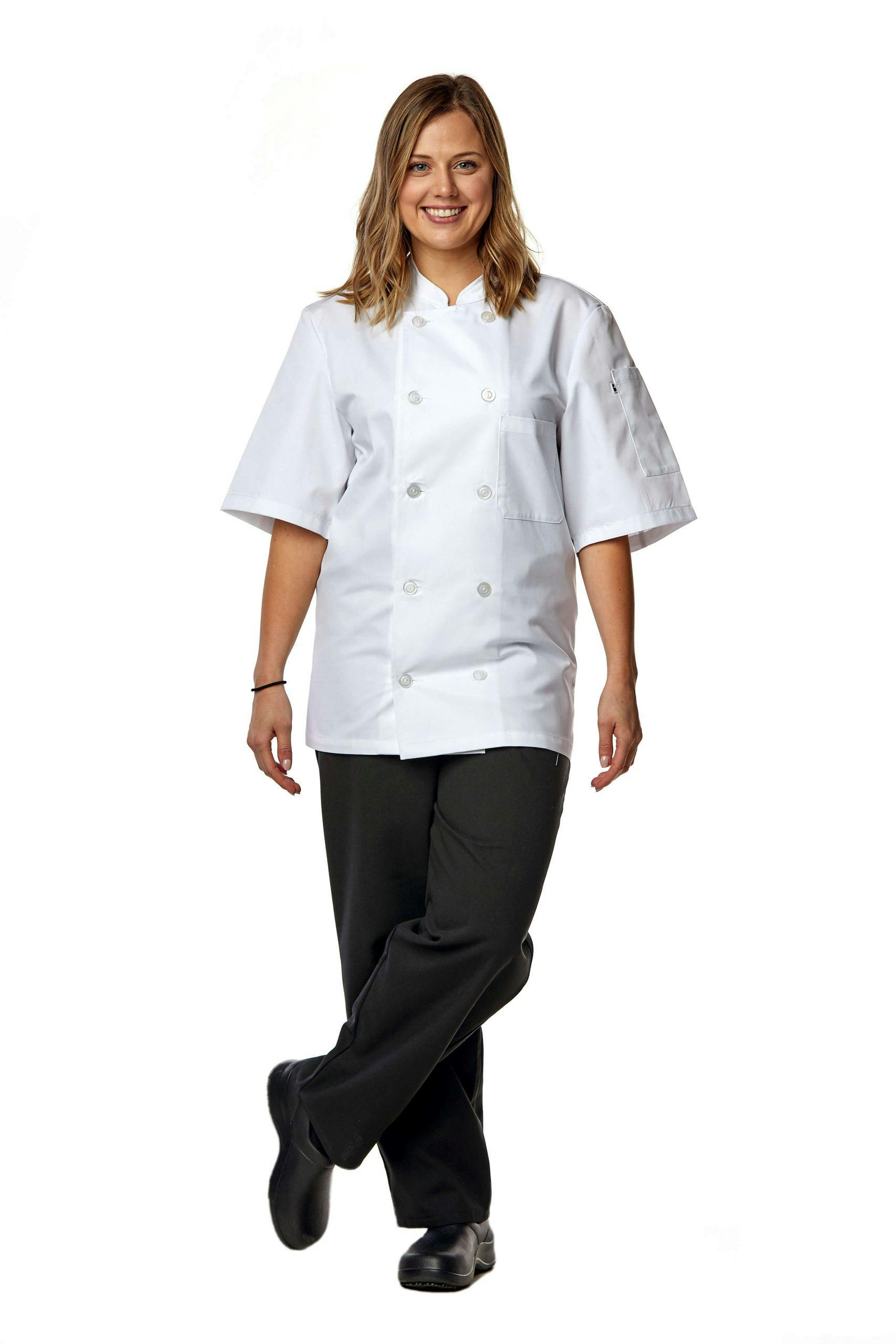 Bragard Plastic Button Coat Short Sleeve Bragard Plastic Button Coat Short Sleeve