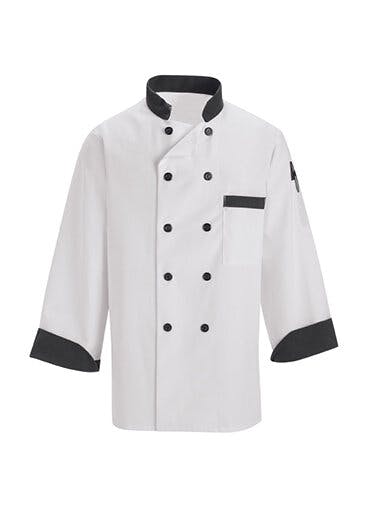 Black Trim Chef Coat