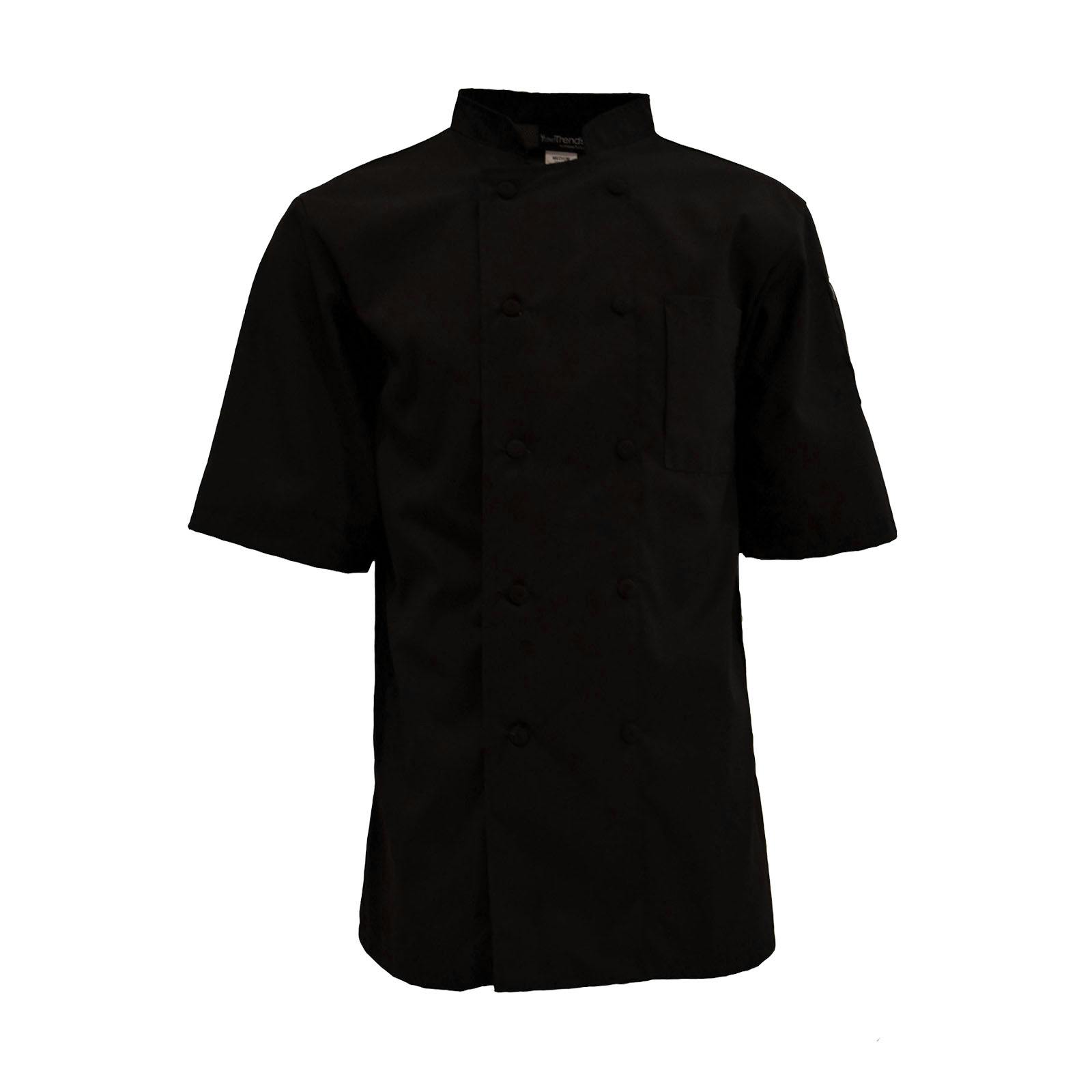 Pinnacle Mesh Back Chef Coat Half-Sleeve Pinnacle Mesh Back Chef Coat Half-Sleeve