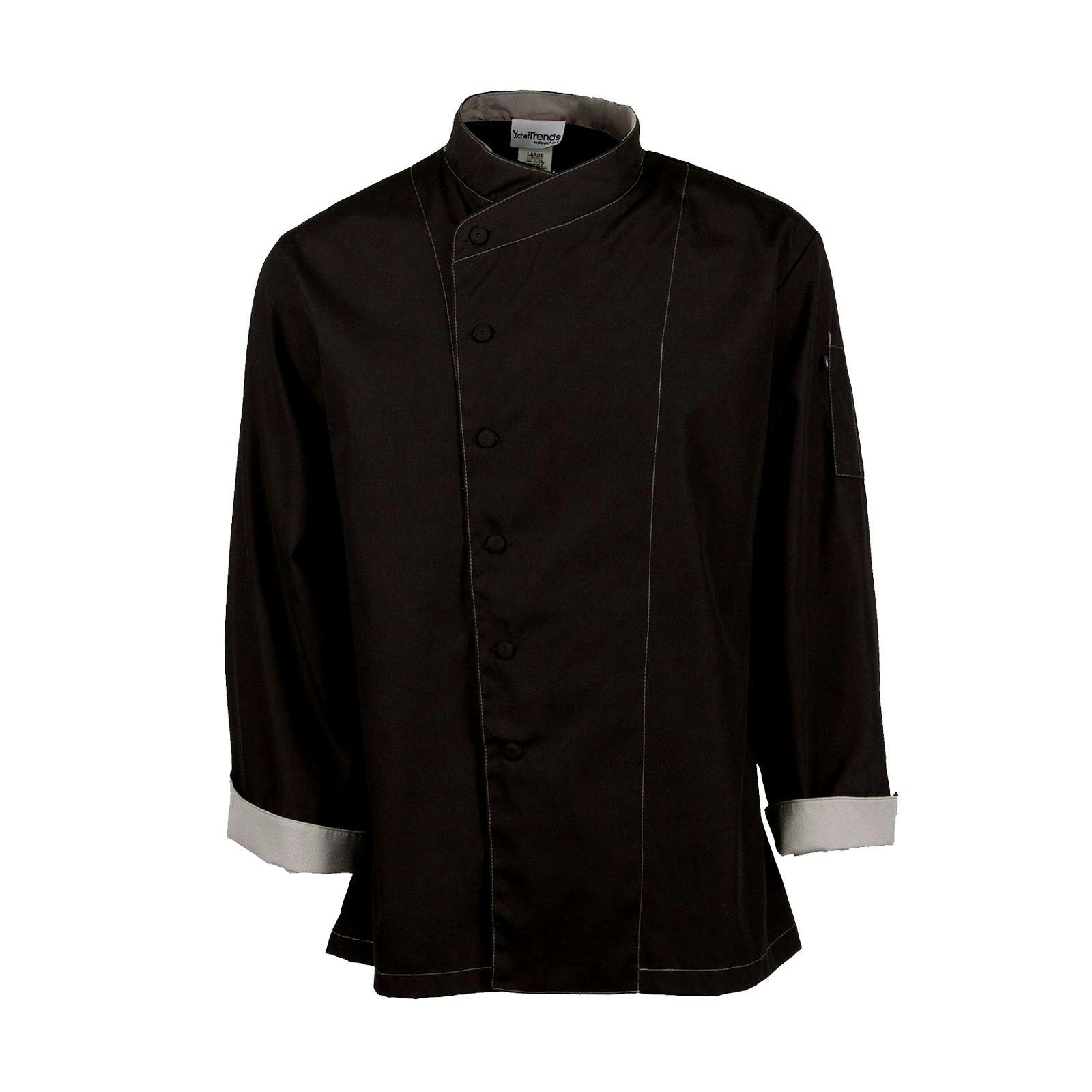 Pinnacle Long-Sleeve Mesh Back Chef Coat