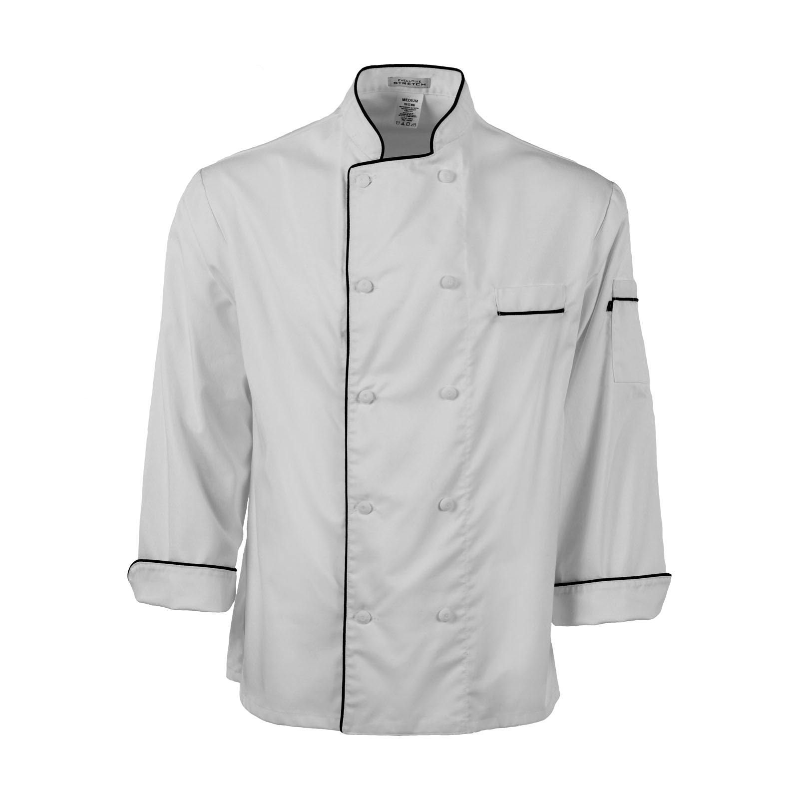 Pinnacle Long-Sleeve Executive Stretch Master Chef Coat Pinnacle Long-Sleeve Executive Stretch Master Chef Coat